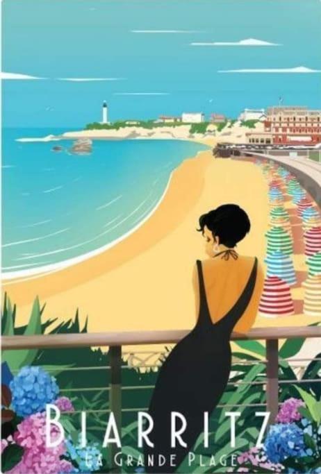 Magnifique T3 - Grande Plage Biarriz Exterior foto